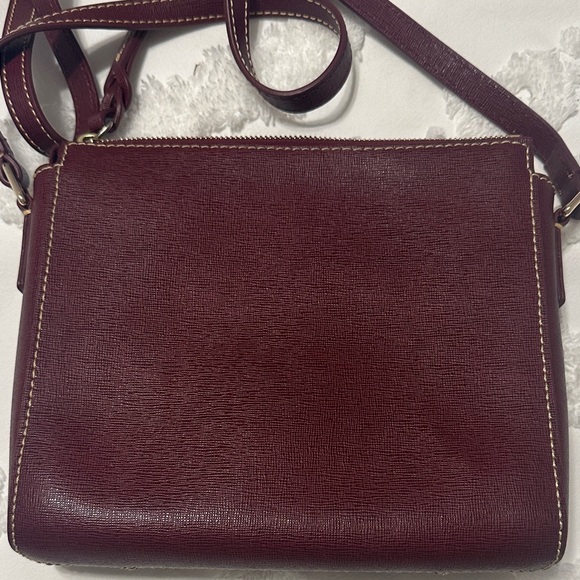 Dooney & Bourke Burgundy Crossbody Bag - Picture 4 of 6